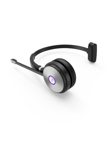 Yealink WH62 Mono Teams Sistema di audioconferenza personale Wireless A Padiglione Ufficio Micro-USB Base di ricarica Nero