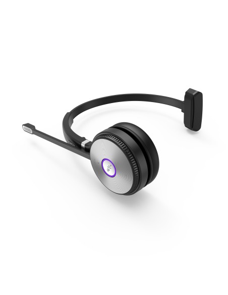 Yealink WH62 Mono Teams Sistema di audioconferenza personale Wireless A Padiglione Ufficio Micro-USB Base di ricarica Nero