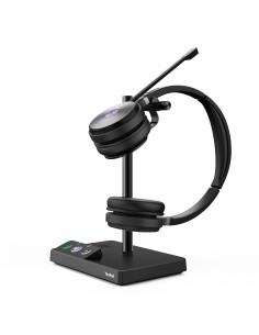 Yealink WH62 Dual Teams Sistema di audioconferenza personale Wireless A Padiglione Ufficio Micro-USB Base di ricarica Nero
