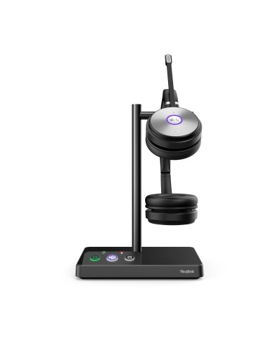 Yealink WH62 Dual Teams Sistema di audioconferenza personale Wireless A Padiglione Ufficio Micro-USB Base di ricarica Nero