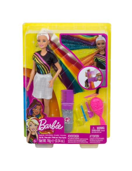 Barbie Capelli Arcobaleno