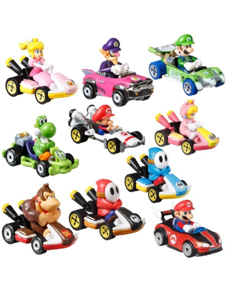 Hot Wheels Mario Kart Replica Die-Cast Assorted