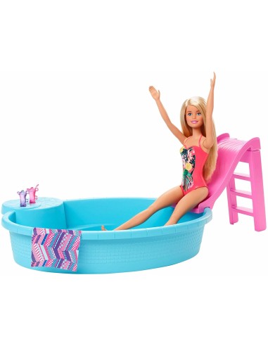 Barbie Piscina Con Bambola