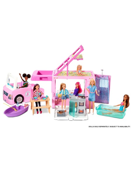 Barbie 3-in-1 DreamCamper Doll camper
