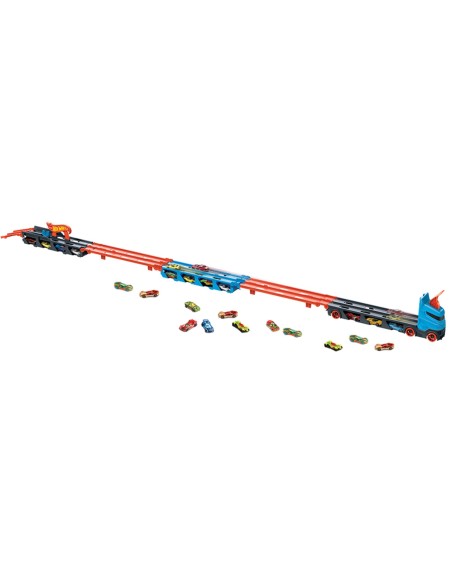 Hot Wheels City HW Camion 2in1 Trasport+Pista