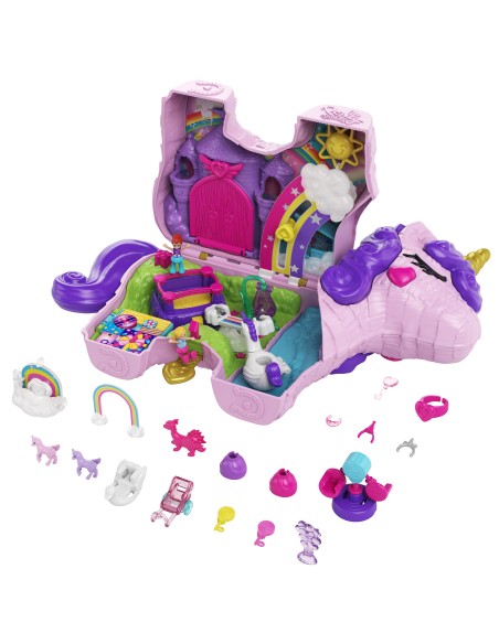 Polly Pocket Unicorno Magiche Sorprese Playset