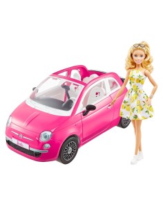 Barbie Fiat 500 Rosa 2