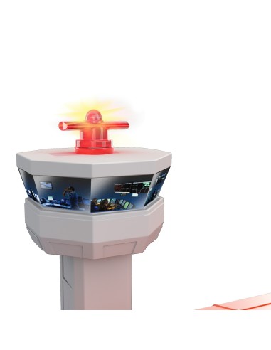 Matchbox Action Drivers ​ - Aeroporto con luci, suoni e parti mobili, include 1 macchinina e 1 aereo