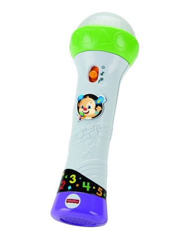 Fisher-Price Microfono Baby Rock Ridi & Impara, Giocattolo per Bambini 18+ Mesi