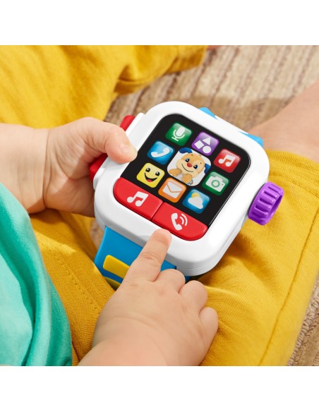 Fisher-Price Smart Watch Scopri e Impara, Insegna Numeri e Colori, Giocattolo per Bambini 6+ Mesi