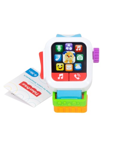 Fisher-Price Smart Watch Scopri e Impara, Insegna Numeri e Colori, Giocattolo per Bambini 6+ Mesi
