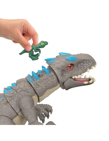 Fisher-Price Imaginext - Jurassic World, Dinosauro Indominus Rex per bambini da 3 anni in su