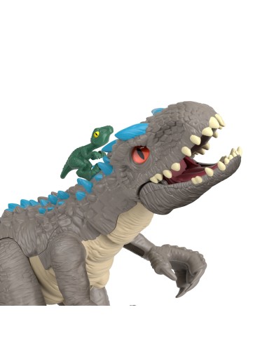 Fisher-Price Imaginext - Jurassic World, Dinosauro Indominus Rex per bambini da 3 anni in su