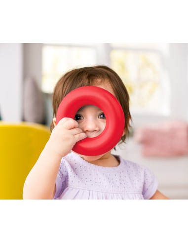 Fisher-Price Piramide 5 Anelli Eco, in Materiali Vegetali, Giocattolo Impilabile per Bambini 6+Mesi