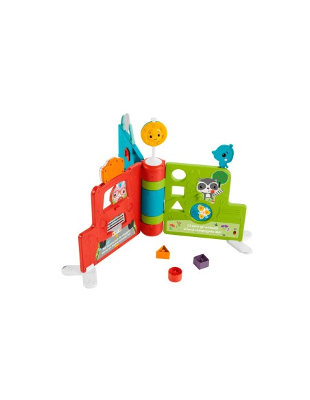 Fisher-Price ​ - Libro Gigante delle Attività 2-in-1, edizione italiana, giocattolo elettronico didattico e centro attività per