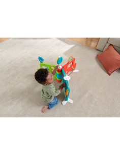 Fisher-Price ​ - Libro Gigante delle Attività 2-in-1, edizione italiana, giocattolo elettronico didattico e centro attività per 2