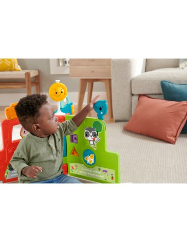 Fisher-Price ​ - Libro Gigante delle Attività 2-in-1, edizione italiana, giocattolo elettronico didattico e centro attività per