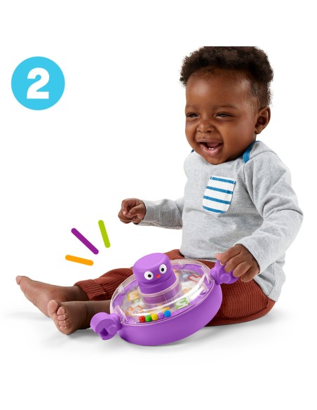 Fisher-Price Tino Robottino 4-in-1, giocattolo per attività elettronica con luci, musica e contenuti didattici per bambini da 6
