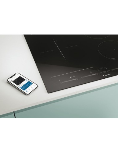 Candy CETPS64MCWIFITT Nero Da incasso 60 cm Piano cottura a induzione 4 Fornello(i)