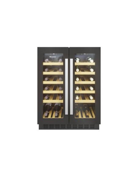 Candy CCVB 60D 1 Libera installazione Nero 38 bottiglia bottiglie