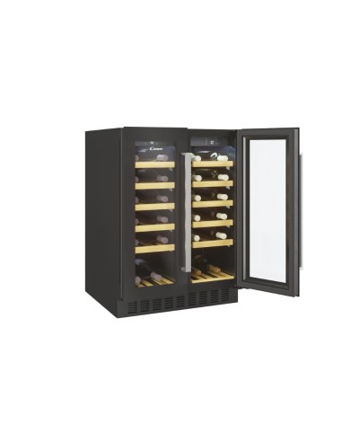 Candy CCVB 60D 1 Libera installazione Nero 38 bottiglia bottiglie