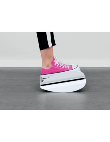 Leitz 65030095 poggiapiede da scrivania Nero