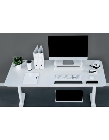 Leitz 65030095 poggiapiede da scrivania Nero