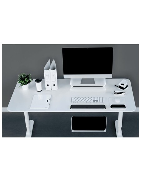Leitz 65030095 poggiapiede da scrivania Nero
