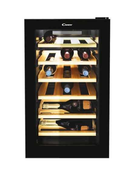 Candy DiVino CWC 021 ELSP N Cantinetta vino con compressore Libera installazione Nero 21 bottiglia bottiglie