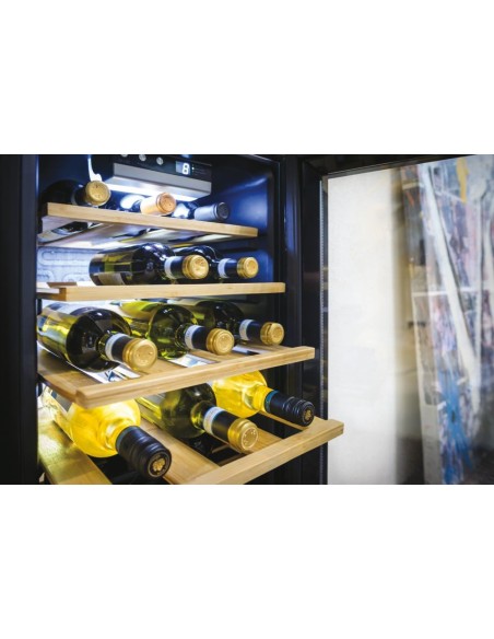 Candy DiVino CWC 021 ELSP N Cantinetta vino con compressore Libera installazione Nero 21 bottiglia bottiglie