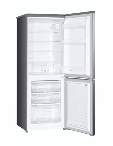 Candy CHCS 514EX frigorifero con congelatore Libera installazione 207 L E Acciaio inossidabile
