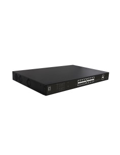 LevelOne GEP-2021 switch di rete Non gestito Gigabit Ethernet (10 100 1000) Supporto Power over Ethernet (PoE) 1U Nero