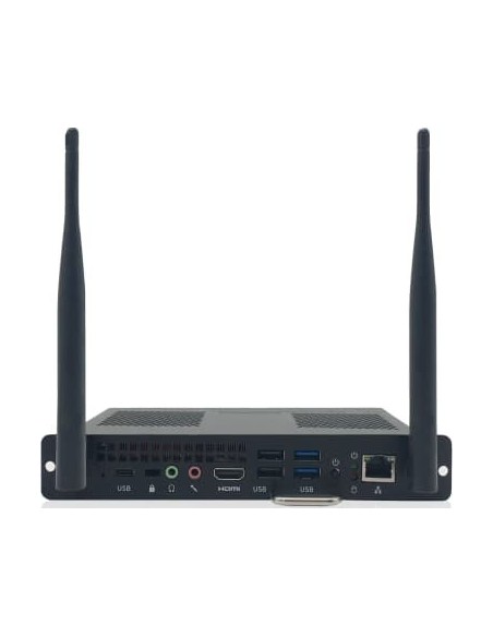 Newline WB7A120J PC stazione di lavoro i7-10510U Slim PC Intel® Core™ i7 16 GB DDR4-SDRAM 256 GB SSD Windows 10 Pro Mini PC Nero