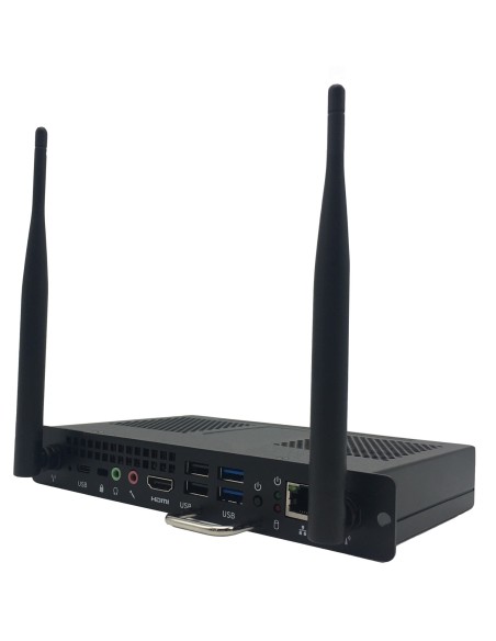 Newline WB5A820J PC stazione di lavoro i5-8265U Slim PC Intel® Core™ i5 DDR4-SDRAM 256 GB SSD Windows 10 Pro Mini PC Nero
