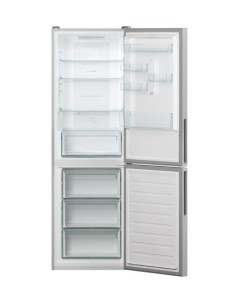 Candy CCE3T618FS frigorifero con congelatore Libera installazione 342 L F Argento 2