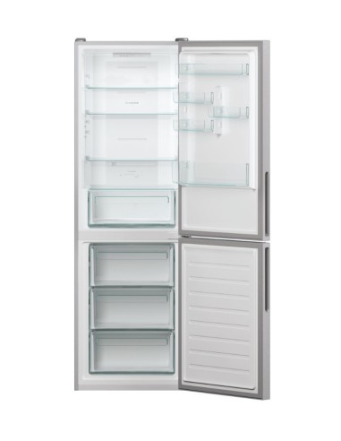 Candy CCE3T618FS frigorifero con congelatore Libera installazione 342 L F Argento
