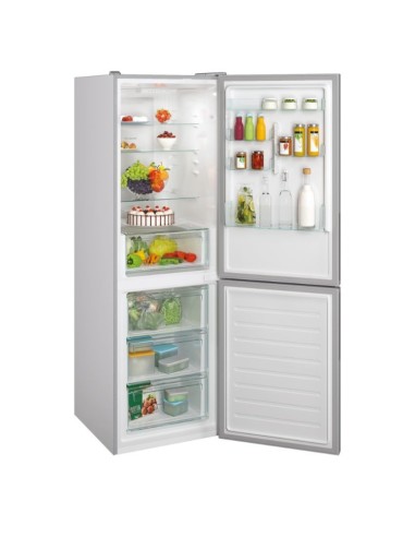Candy CCE3T618FS frigorifero con congelatore Libera installazione 342 L F Argento