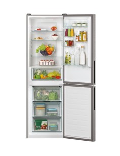 Candy Fresco CCE4T618ES frigorifero con congelatore Libera installazione 341 L E Argento 2