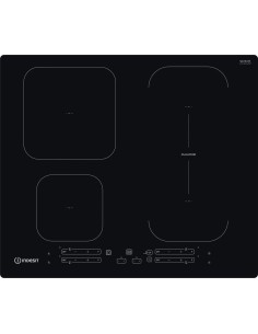 Indesit IB 65B60 NE Nero Da incasso 59 cm Piano cottura a induzione 4 Fornello(i)