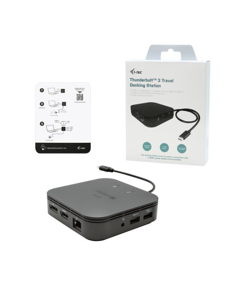 i-tec Thunderbolt 3 Travel Dock Dual 4K Display + Power Delivery 60W