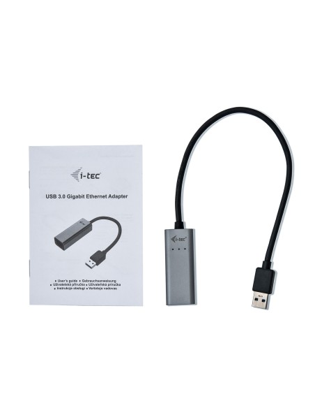 i-tec Metal U3METALGLAN scheda di rete e adattatore Ethernet 1000 Mbit s