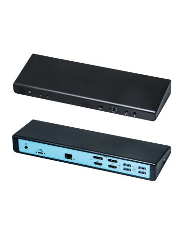 i-tec USB 3.0   USB-C   Thunderbolt 3 Dual Display Docking Station + Power Delivery 85W