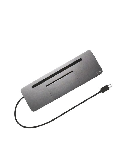 i-tec Metal USB-C Ergonomic 4K 3x Display Docking Station with Power Delivery 85 W + Universal Charger 112 W