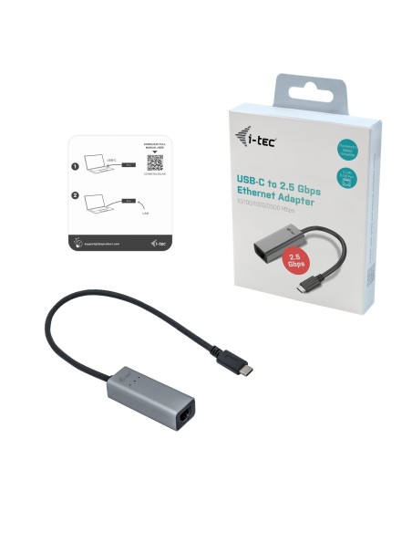 i-tec Metal USB-C 2.5Gbps Ethernet Adapter