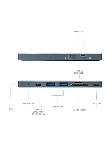 i-tec Metal Thunderbolt 3 Docking Station for Apple MacBook Pro Air + Power Delivery