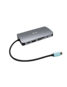 i-tec Metal USB-C Nano Dock HDMI VGA with LAN + Power Delivery 100 W