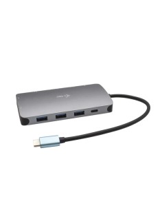 i-tec Metal USB-C Nano Dock HDMI VGA with LAN + Power Delivery 100 W 2