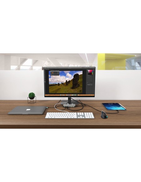 i-tec Metal USB-C Nano Dock HDMI VGA with LAN + Power Delivery 100 W