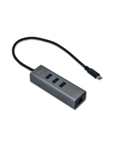 i-tec Metal C31METALG3HUB hub di interfaccia USB 3.2 Gen 2 (3.1 Gen 2) Type-C 5000 Mbit s Grigio