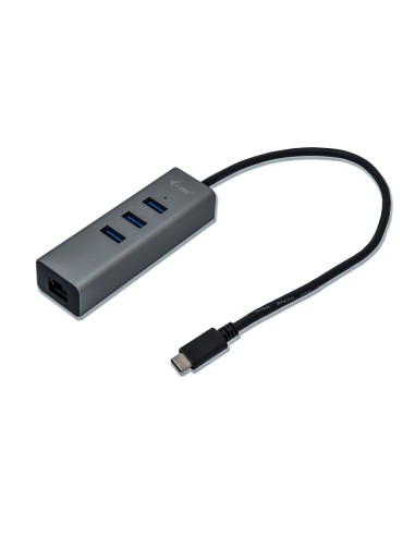 i-tec Metal C31METALG3HUB hub di interfaccia USB 3.2 Gen 2 (3.1 Gen 2) Type-C 5000 Mbit s Grigio